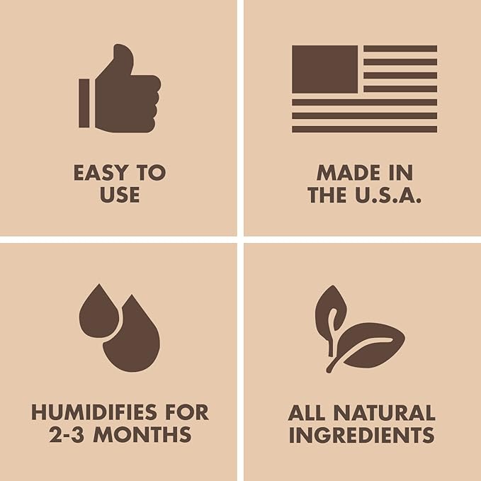 Boveda 75% Two-Way Humidity Control Packs For Storing Up to 5 Items – Size 8 – 10 Pack – For Small Non-Plastic Travel Cases – Moisture Absorbers – Humidifier Packs in Resealable Bag
