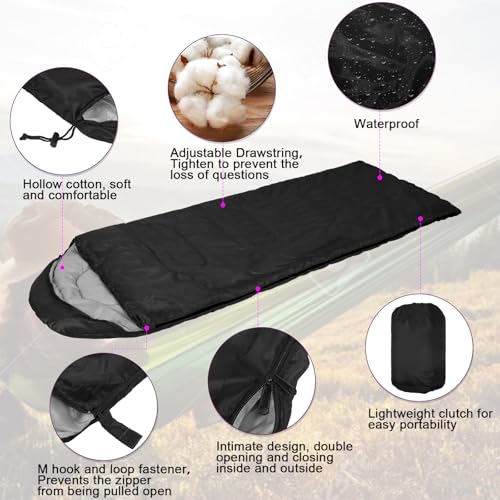 4 Pack 0 Degree Sleeping Bags for Adults - Image 6
