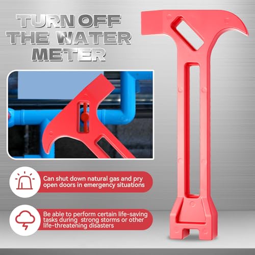 4-in-1 Emergency Tool – Gas & Water Shut Off Wrench | Hand Tools - Image 5