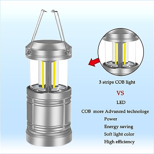 LED Camping Lantern, Battery Powered Hanging Lantern - Image 6