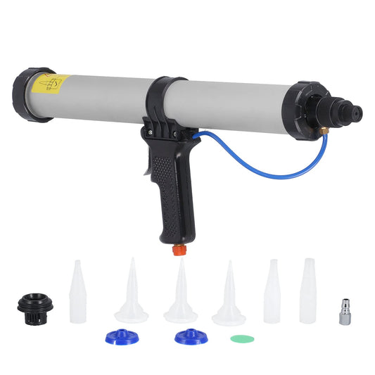 Pneumatic Caulking Gun, 600ml Aluminum Alloy Applicator - Image 1