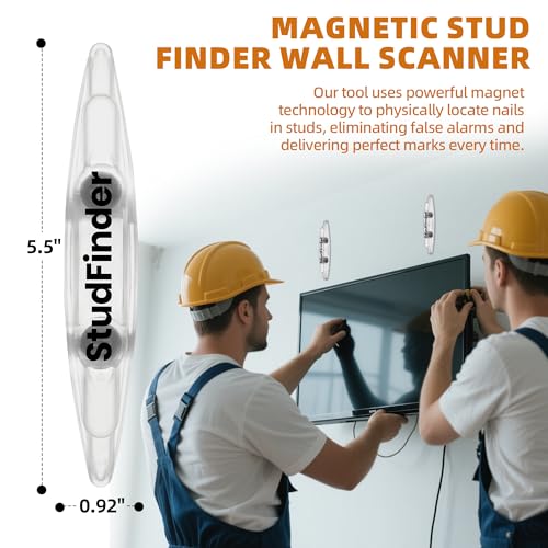 (2-Pack) Calvana Upgraded Magnetic Stud Finder - No | Home Repair - Image 3