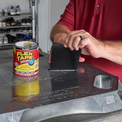 Flex Tape Strong Rubberized Waterproof Tape, Black - Image 4