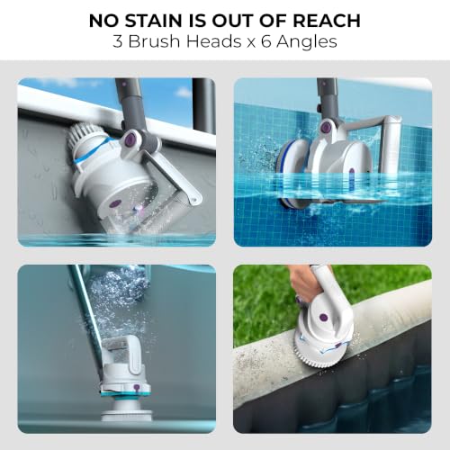KOKIDO Rechargeable Pool Scrubber, Compact Lightweight Electric - Image 7