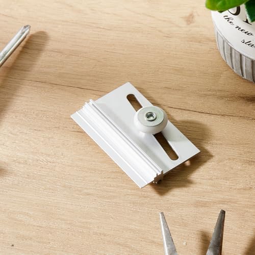 Yaocom 4 Pcs Shower Door Rollers Aluminum Top Bracket - Image 3