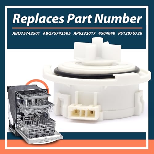 ABQ75742501 Dishwasher Drain Pump With Gasket Replacement for LG - Image 4