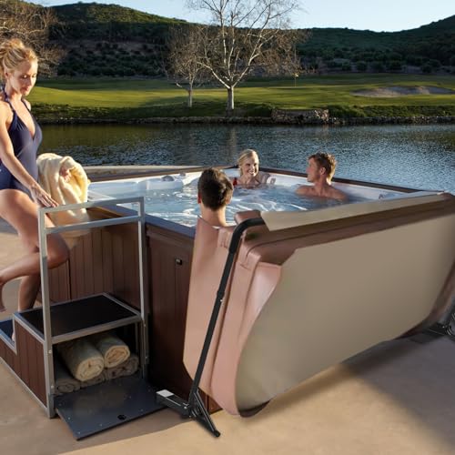 TOCRETOARE Spa Cover Lift, Under Mount Hot Tub Cover Lift - Image 3