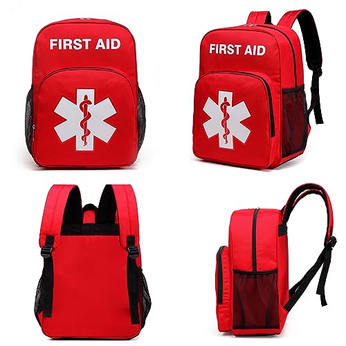 Empty First Aid Backpack Waterproof Emergency Medical - Image 3