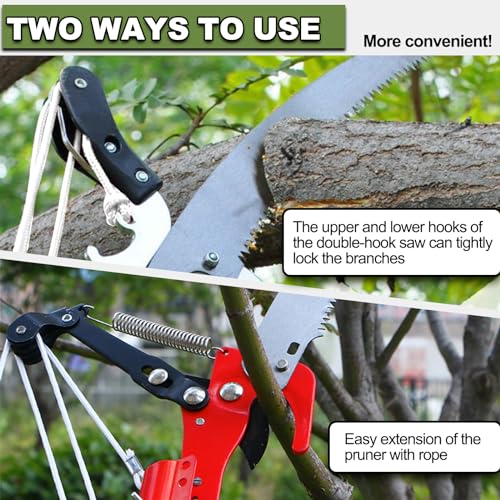 13ft Pole Saws for Tree Trimming, Lightweight Stainless Steel - Image 5