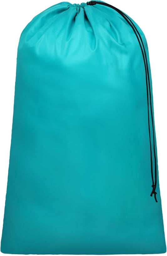 F-color Travel Laundry Bags - Cruise Essentials 2026 Washable Large Dirty Clothes Organizer Pouch 24 x 36 Inch for Cruise Ship Cabin, Summer Camp & College Dorm Hamper Liner, Blue