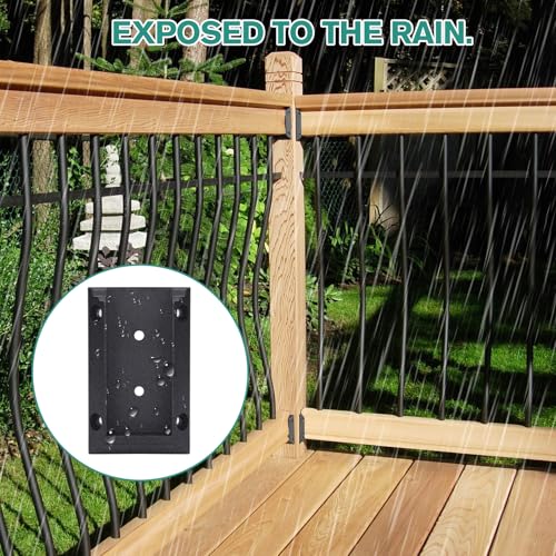 Eapele 20pcs Deck Railing Brackets Connectors for 2x4 - Image 6