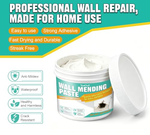 Drywall Repair Kit, 10.6oz White Spackle Paste - Image 3