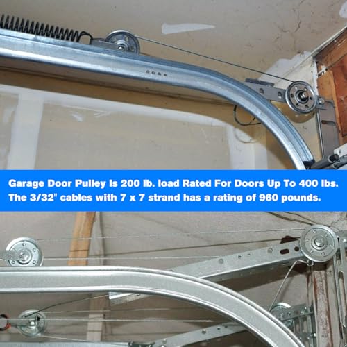 Garage Door Cable Replacement Kit for Overhead Sectional - Image 4