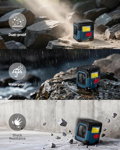 Laser Level, RockSeed Cross Line Laser with Self-Leveling - Image 4