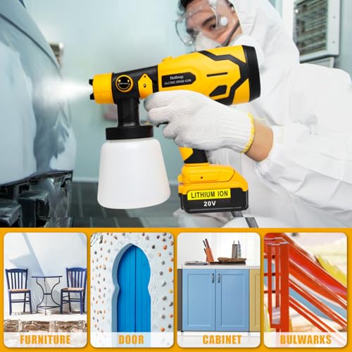Cordless Paint Sprayer for DEWALT 20V Battery (Battery NOT - Image 8