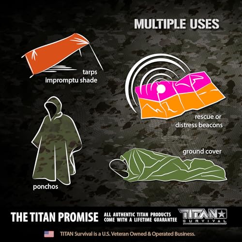 Titan Emergency Blanket 5 Pack Mylar - Thermal Space Blanket - Image 5
