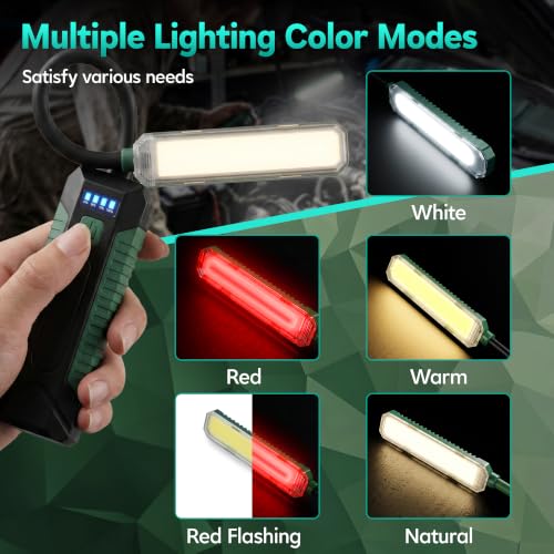 Work Light, Magnetic Work Light with Flexible Gooseneck - Image 3