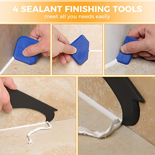 Saker Silicone Caulking Tool 3-in-1 Grout Removal Tool Kit - Image 4