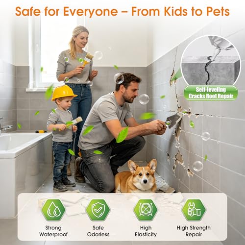 Concrete Crack Filler 4 Pack, Self Leveling Cement Crack Sealant - Image 3