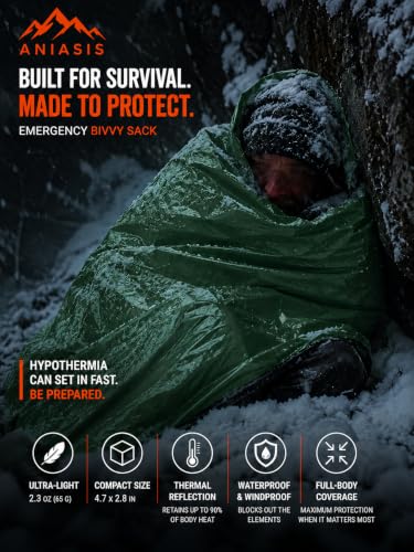 Ultra-Light Waterproof Emergency Bivy Sack – Thermal - Image 6