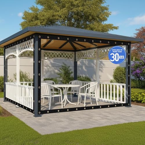 Covers & All Heavy Duty Clear Vinyl Tarp – 20 Mil Waterproof - Image 2