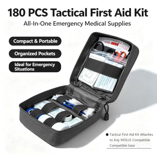 First Aid Kit EMT Medical IFAK Pouch Molle Tactical Med Emergency - Image 4