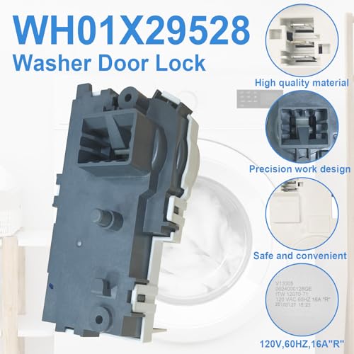 WH01X29528 Washer Door Lock Compatible with GE Front Load - Image 6