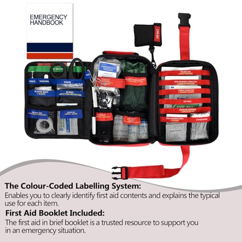 Comprehensive First Aid Kit -Labeled Compartments | Travel Essentials - Image 4