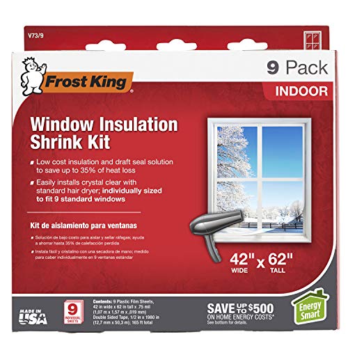 Frost King V73/9H Indoor Shrink Window Kit 42 62-Inch, Clear - Image 2