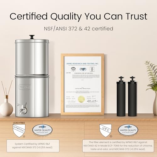 Waterdrop TK15-A Gravity Water Filter System, NSF/ANSI 42&372 - Image 4