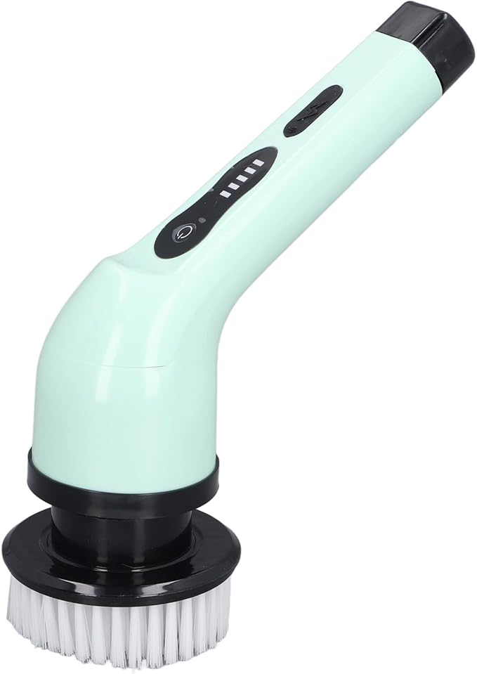 Pwshymi Electric Cleaning Brush Set Powerful Scrubber for Kitchen Bathroom Car, Rechargeable Cordless Electric Scrubber Kit for HardtoReach Areas ABS+Blue