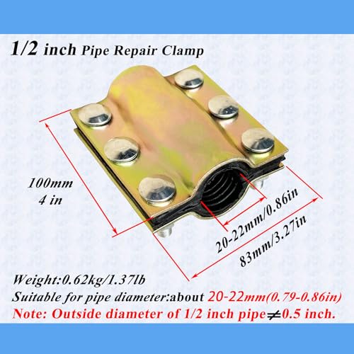 Water Pipe Repair Clamp,Outer Diameter of The Applicable | Hand Tools - Image 3