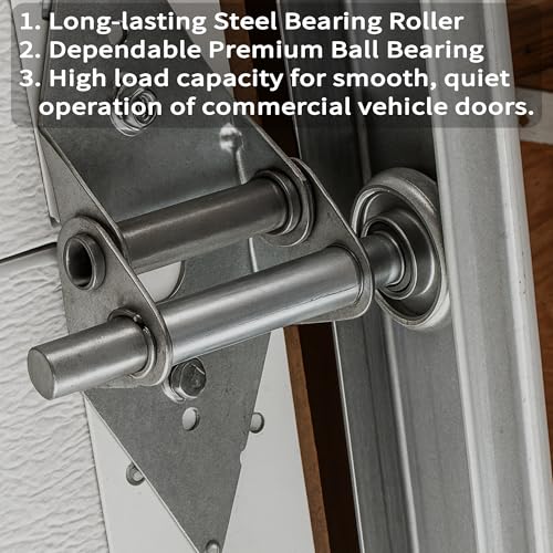 10-Pack 4" Stem 1.8" 10 Balls Steel Garage Door Rollers for 2" - Image 5