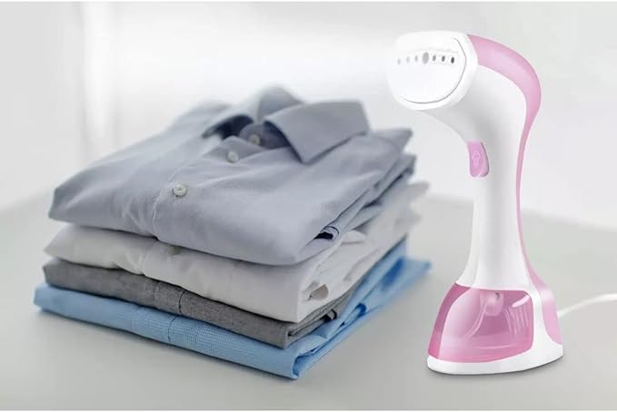Handheld Steamer 1100W Powerful Garment Steamer Mini Portable 6 Seconds Fast-Heat Steam Iron Machine for Home, Office & Travel, Pink, 27x17.2x10.8cm / 10.62x6.77x4.25inch