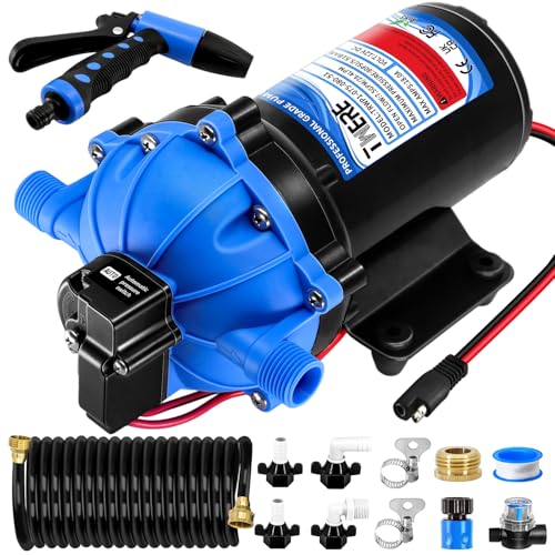 7.5 GPM 80 PSI Washdown Deck Wash Pump Kit, 12V Marine - Image 2