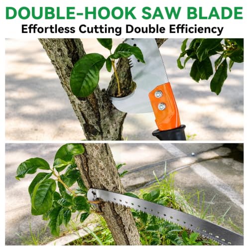 [Upgraded] 14FT 2-in-1 Pole Saw for Tree Trimming - Image 7