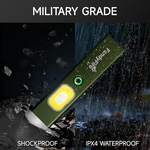 Flat EDC Flashlight Rechargeable Small LED 3-in-1 Pocket Light - Image 7