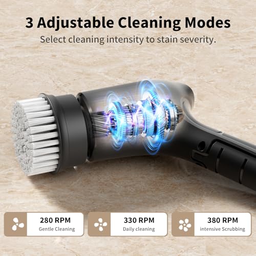 Electric Spin Scrubber, Cordless Handheld Cleaning Brush - Image 6