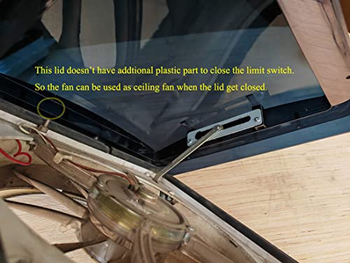 RV Roof Vent Lid Replacement 14"x14" Compatible with Fantastic - Image 7