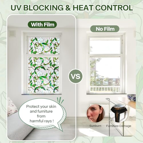 Pink Window Film, Privacy Protection Static Clings - Image 5