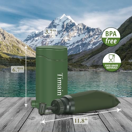 Timain Outdoor Portable Water Filter Pump,Water Filtration - Image 4