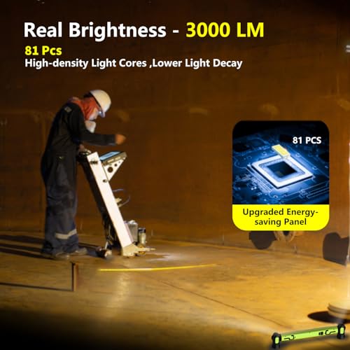 Magnetic Cordless Under Hood Work Light Bar for Mechanics-Green - Image 3