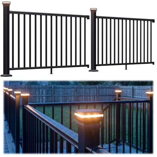 Egadis 2 Pack 36 in x 6 ft Modular Aluminum Deck Railing Kit - Image 2