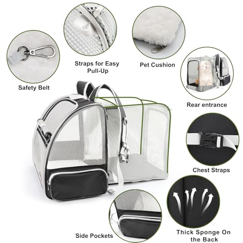 Texsens Innovative Traveler Bubble Backpack Pet Carriers - Image 4
