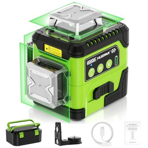 HUEPAR Laser Level 3 x 360° High Brightness Self Leveling - Image 2