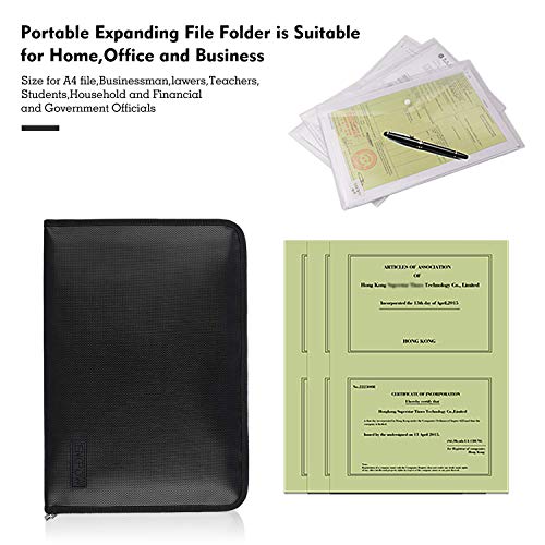 ENGPOW Expanding File Folder,Fireproof 13 Pockets Document - Image 7