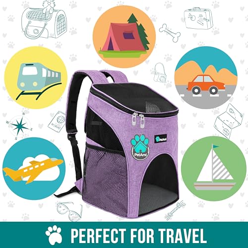 PetAmi Cat Backpack Carrier for Small Dogs and Large Cats - Image 8