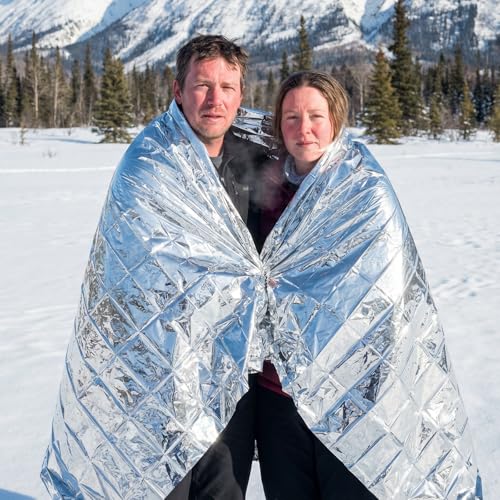 Emergency Mylar Thermal Blankets, 10-Pack Silver Space - Image 7