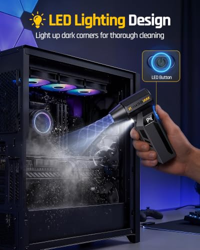 Compressed Air Duster, 150000 RPM Electric Air Duster - Image 6