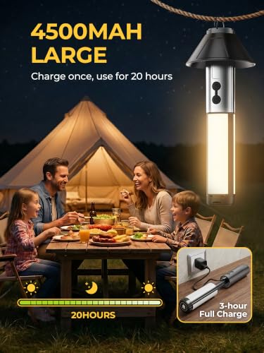 Rechargeable Lantern for Power Outages, 4500mAh | Travel Essentials - Image 5